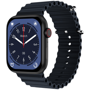 FIRE-BOLTT Vogue Smartwatch with Bluetooth Calling (52mm Display, IP68 Water Resistant, Ocean Black Strap)