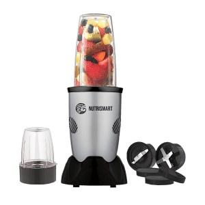 NutriSmart Nutriblend 500 Watt 2 Jars Mixer Grinder (22000 RPM, Overload Protection, Silver)