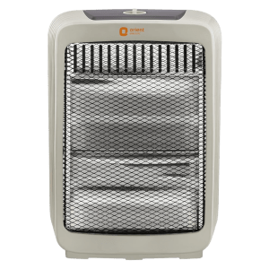 Orient Stark 800 Watts Quartz Room Heater (Dual Heat Settings, QH800ASR, Pearl White)