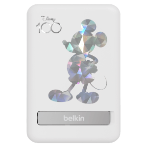 belkin D100 Mickey 5000 mAh 7.5W Fast Charging Power Bank (1 USB Type C Port, Overcharge Protection, Silver)