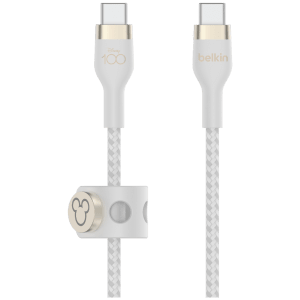 belkin D100 Type C to Type C 6.6 Feet (2M) Cable (White)