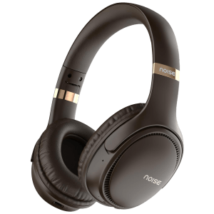 noise Three Bluetooth Headphone with Mic (Google Assistant Enabled, Over Ear, Chocolate Brown)