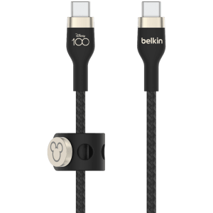 belkin D100 Type C to Type C 6.6 Feet (2M) Cable (Black)