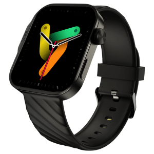 noise ColorFit Caliber 3 Plus Smartwatch with Bluetooth Calling (49.7mm AMOLED Display, IP67 Water Resistant, Jet Black Strap)