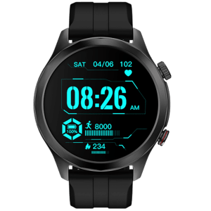 noise NoiseFit Twist Pro Smartwatch with Bluetooth Calling (35.56mm HD Display, IP68 Water Resistant, Jet Black Strap)