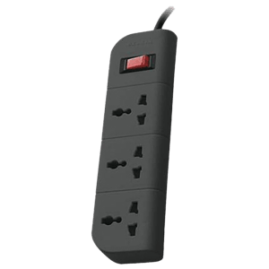 belkin 1.5M 3 Outlet Surge Protector (F9E300ZB, Grey)