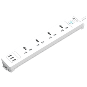 ultraprolink 2.4 Amps 4 Sockets Surge Protector (2 Meters, Child-Proof, UM1049U, White)