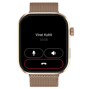 noise ColorFit Pro 5 Smartwatch with Bluetooth Calling (46.99mm AMOLED Display, IP68 Water Resistant, Elite Rose Gold Strap)