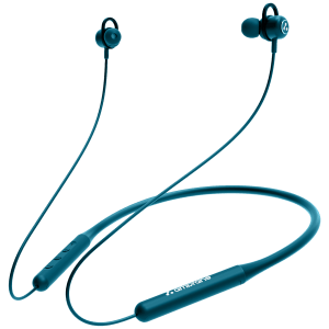 ambrane BassBand Beat Neckband (IPX4 Water Resistant, Fast Charging, Green)