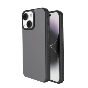 GRIPP Alpine Rubber Back Cover for Apple iPhone 15 Plus (Scratch Protection, Black)