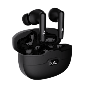 boAt Airdopes Unity TWS Earbuds with Active Noise Cancellation (IPX5 Sweat & Water Resistant, Asap Charge, Black)