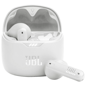 JBL Tune Flex JBLTFLEXWHT TWS Earbuds with Active Noise Cancellation (IPX4 Water Resistant, Pure Bass Sound, White)