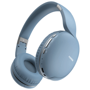 noise Two Bluetooth Headphone with Mic (Upto 50 Hours Playtime, Over Ear, Serene Blue)