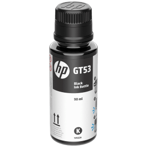 HP GT53 Ink Bottle (90ml, 1VV22AA, Black)