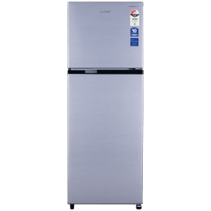 LLOYD 260 Litres 2 Star Frost Free Double Door Refrigerator with Ten Vent Technology (GLFF292AMST1GC, Metallic Silver)