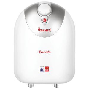 WARMEX Rapido 3 Litres Instant Water Geyser (3000 Watts, White and Silver)