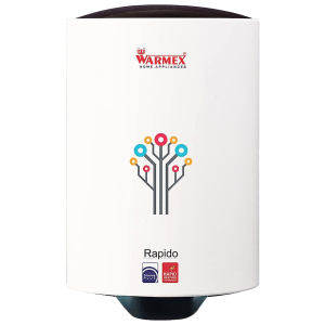 WARMEX Rapido 10 Litres 5 Star Storage Water Geyser (2000 Watts, White)