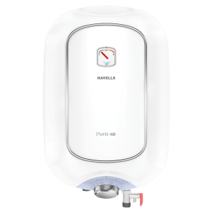 HAVELLS Puro DX 10 Litres Vertical Storage Water Geyser (GHWAPDTWB010, White)