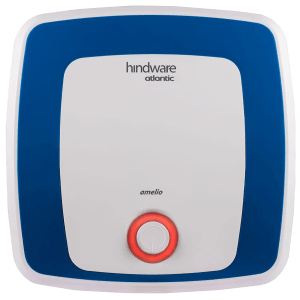 hindware Atlantic Amelio 15 Litres 5 Star Storage Water Geyser (2000 Watts, 523625, White Blue)