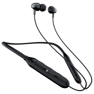 PORTRONICS Harmonics Z7 POR 1979 Neckband (IPX4 Water Resistant, Fast Charging, Black)