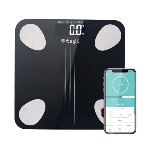 Eagle Weight Scale (15 Vital Body Parameteres, EEP1001A, Black)