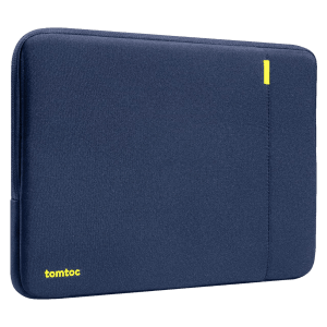 tomtoc A13D2B2 Recycled Fabric Laptop Sleeve for 14 Inch Laptop (Water Resistant, Blue)