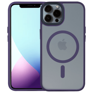 Croma Polycarbonate & TPU Matte Back Case for Apple iPhone 14 (Apple Compatible, Purple)