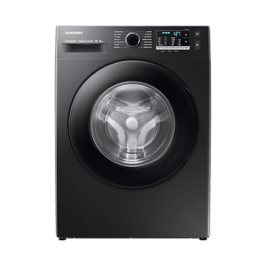 SAMSUNG 8 kg 5 Star Inverter Fully Automatic Front Load Washing Machine (WW80TA046AB1TL, Hygiene Steam, Diamond Drum, Black)