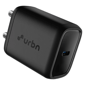 urbn UWA250BK 25W Type C Fast Charger (Adapter Only, GaN Technology, Black)