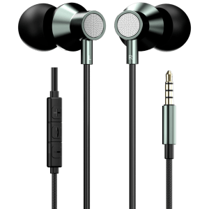 PORTRONICS Conch Tune A Wired Earphone with Mic (In Ear, Grey)