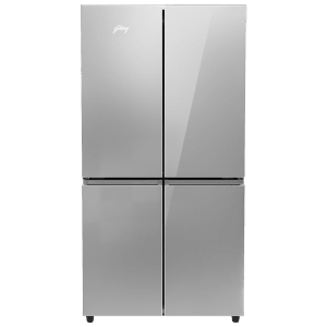 Godrej Eon Velvet 670 Litres Frost Free French Door Convertible Refrigerator with Dual Tech Cooling (RMEONVELVET685RIT, Inox Steel)