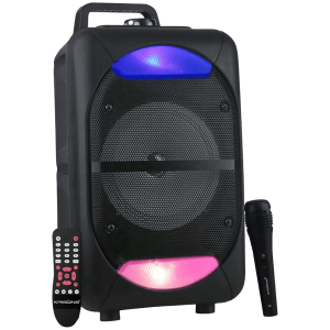 KRISONS Beatz 30W Bluetooth Party Speaker with Mic (High Bass, 1.0 Channel, Black)