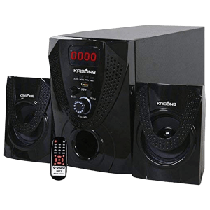 Krisons Nexon 30W Bluetooth Home Theatre with Remote (Extra Bass, 2.1 Channel, Black)