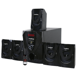 KRISONS Nexon 30W Bluetooth Home Theatre with Remote (Deep Bass, 5.1 Channel, Black)