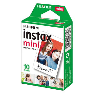 FUJIFILM Instax Mini Film Pack of 10 Film Sheets (Glossy Finish, 16386004, White)