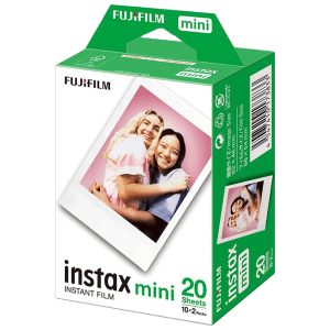 FUJIFILM Instax Mini 2 Pack of 10 Film Sheets (Glossy Finish, 16386016, White)