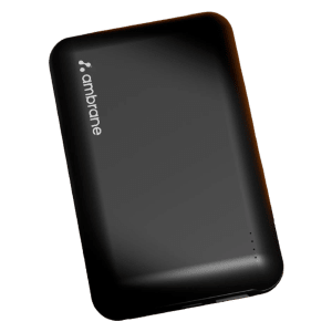 ambrane Powerlit XL Lite 20000 mAh 22.5W Fast Charging Power Bank (2 Type A and 1 Type C Port, Multi Layers of Chipset Protection, Black)