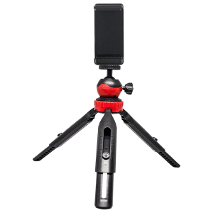 HIFFIN HF-350 18cm Adjustable Tripod for Mobile and Camera (360 Degree Rotatable, Black)