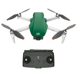 IZI Mini X Drone (3 Axis Stabilized Gimbal, Dark Green)