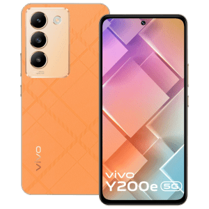 vivo Y200E 5G (8GB, 128GB ROM, Saffron Delight)