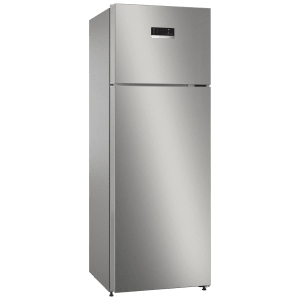 BOSCH Series 4 269 Litres 3 Star Frost Free Double Door Refrigerator with VarioInverter Compressor (CTC29S03GI, Shiney Silver)