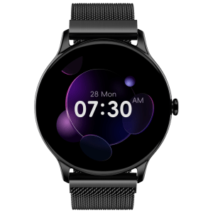 noise Twist Go Smartwatch with Bluetooth Calling (35mm TFT Display, IP67 Water Resistant, Black Link Strap)