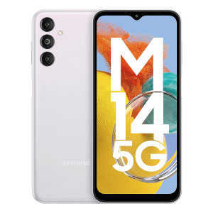 SAMSUNG Galaxy M14 5G (4GB RAM, 128GB, Icy Silver)