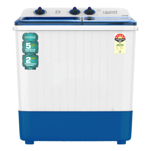 Croma 6.5 kg 5 Star Semi Automatic Washing Machine with Spiral Pulsator ( Blue)