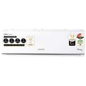 Croma 4 in 1 Convertible 1 Ton 3 Star Inverter Split AC with Dust Filter (2024 Model, Copper Condenser)