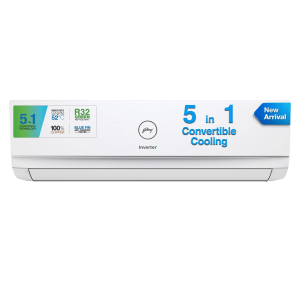 Godrej 1.5 Ton 5 Star Inverter Split AC (Copper Condenser, Anti Dust Filter, SIC 18ITC5 WWR)