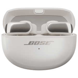 BOSE Ultra Open TWS Earbuds (IPX4 Water Resistant, Upto 7.5 Hours Playback, White Smoke)