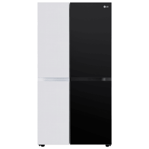 LG 650 Litres 3 Star Frost Free Side by Side Refrigerator with Antibacterial Gasket (GLB257DMK3, Moon Knight)