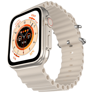 FIRE-BOLTT Gladiator Ocean Smartwatch with Bluetooth Calling (49.7mm Display, IP67 Water Resistant, Light Gold Strap)