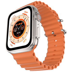 FIRE-BOLTT Gladiator Ocean Smartwatch with Bluetooth Calling (49.7mm Display, IP67 Water Resistant, Orange Strap)